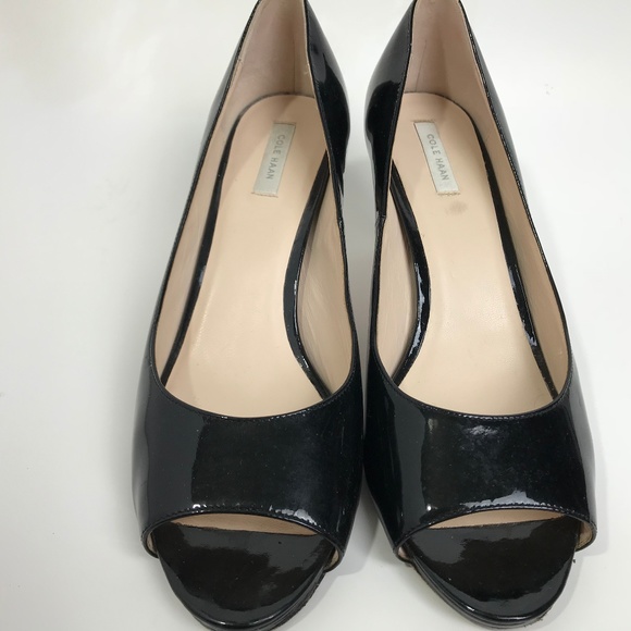 cole haan open toe heels